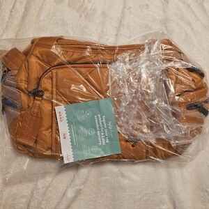 Lug Rumble Crossbody Bag Amber Yellow